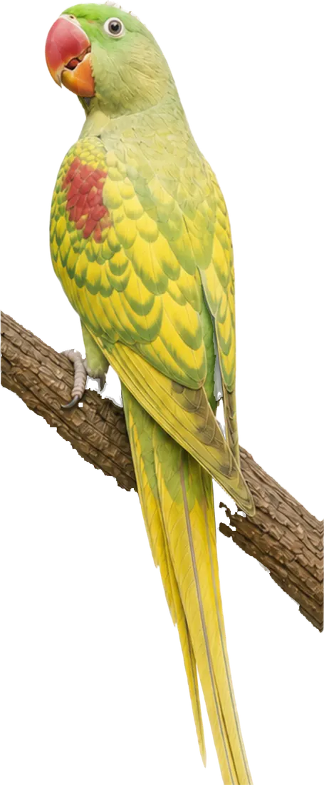 Spangle Alexandrine mutation reference bird